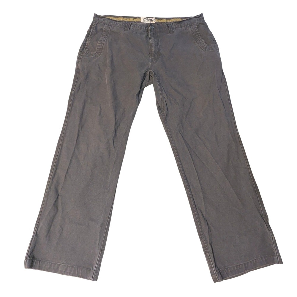 Mountain Khakis MK Mens 44x32 Gray Cotton Canvas Pants Rugged Outdoor
